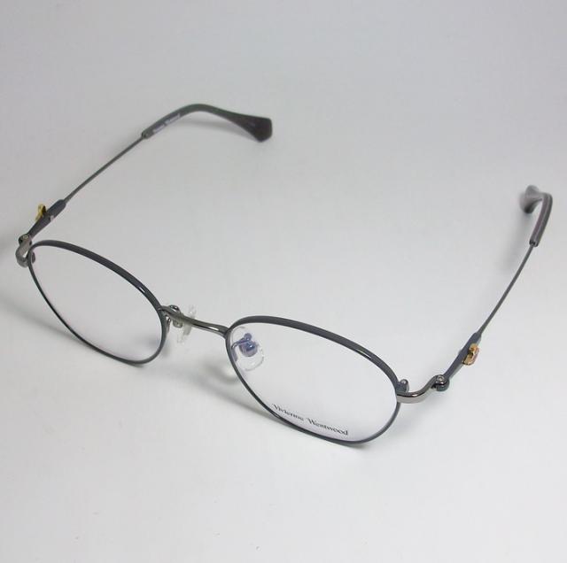Vivienne Westwood　ヴィヴィアンウエストウッド レディース　眼鏡 メガネ フレーム サングラス 40-0004-3　サイズ47 グレー・チャコール リビジョン製レンズでお好きなサングラス作成可能