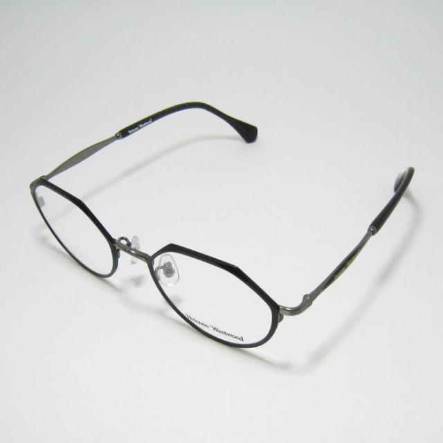 Vivienne Westwood ヴィヴィアンウエストウッド レディース 眼鏡 メガネ フレーム サングラス 40-0025-3 サイズ49 ブラック ブラッシュガンメタル リビジョン製レンズでお好きなサングラス作成可能 Vivienne Westwood ヴィヴィアンウエストウッド レディース 眼鏡