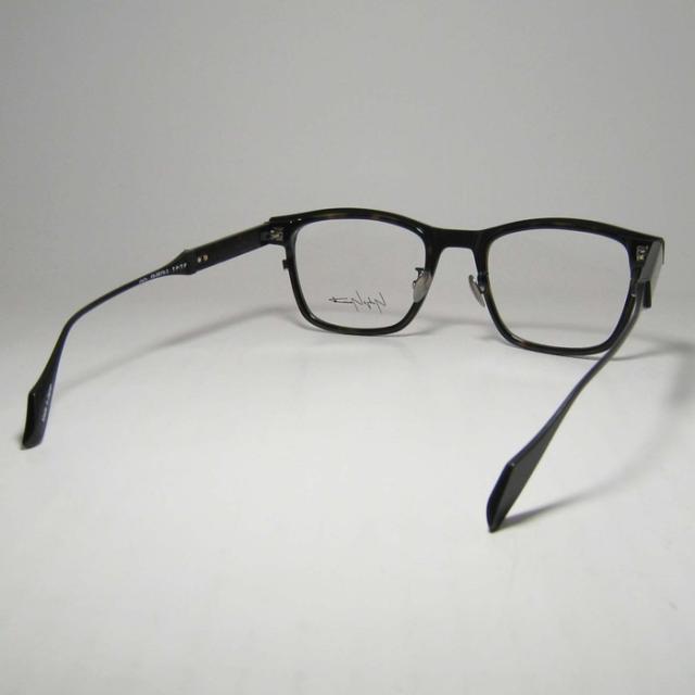 Yohji Yamamoto ヨウジヤマモト クラシック 眼鏡 メガネ フレーム 19-0078-3 サイズ51 度付可 ブラック　ダークブラウンデミ