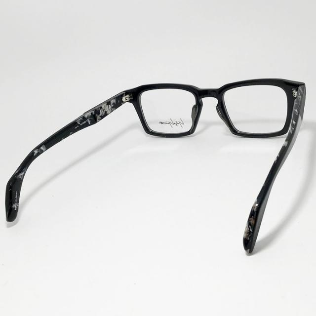 Yohji Yamamoto ヨウジヤマモト クラシック 眼鏡 メガネ フレーム サングラス 19-0085-1 サイズ50 度付可 ブラック リビジョン製レンズでお好きなサングラス作成可能
