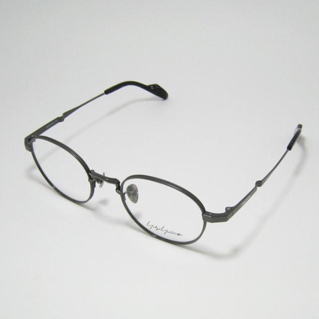 Yohji Yamamoto ヨウジヤマモト クラシック 眼鏡 メガネ フレーム サングラス 19-0090-3 サイズ49 度付可 ガンメタル リビジョン製レンズでお好きなサングラス作成可能