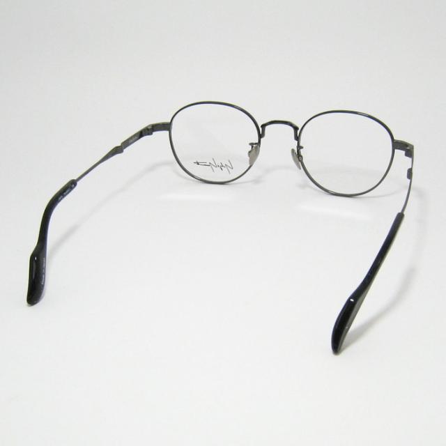 Yohji Yamamoto ヨウジヤマモト クラシック 眼鏡 メガネ フレーム サングラス 19-0090-3 サイズ49 度付可 ガンメタル リビジョン製レンズでお好きなサングラス作成可能