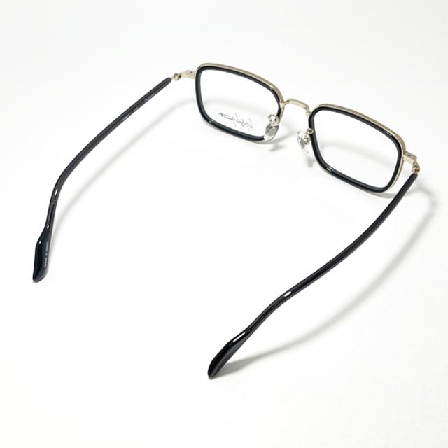 Yohji Yamamoto ヨウジヤマモト クラシック 眼鏡 メガネ フレーム サングラス 19-0099-1 度付可 ブラック / ゴールド リビジョン製レンズでお好きなサングラス作成可能