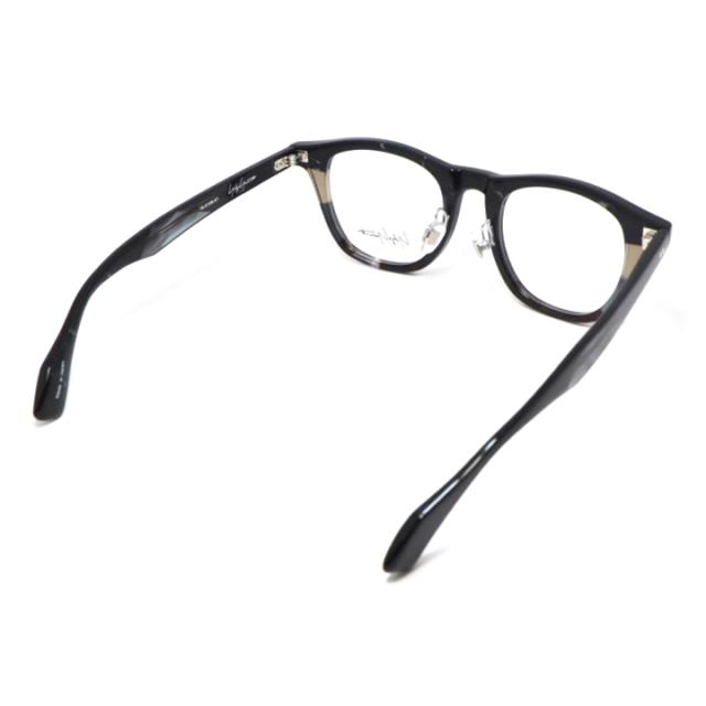Yohji Yamamoto ヨウジヤマモト クラシック 眼鏡 メガネ フレーム サングラス 19-0109-1　50サイズ 度付可 ブラックマルチ リビジョン製レンズでお好きなサングラス作成可能