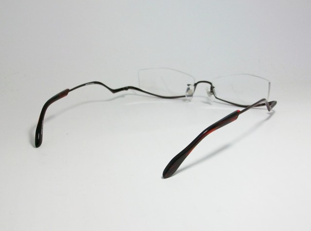 Less than human レスザンヒューマン 眼鏡 メガネ フレーム po6po10 ポルポト C-1010SI サイズ55 度付可  逆ナイロール シルバー