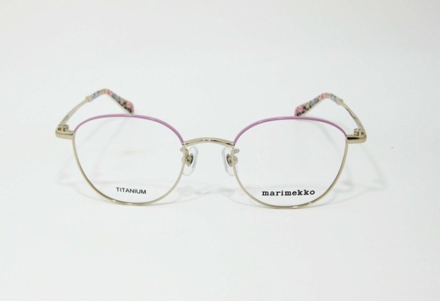 marimekko マリメッコ レディース 女性用 眼鏡 メガネ フレーム 32-0030-01 サイズ46  トップパープル/ゴールド：ホワイトの通販はau PAY マーケット - メガネのミルック