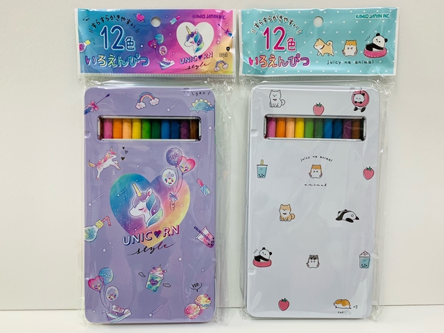 送料無料 選べる2デザイン 色鉛筆 缶ケース 12色 いろえんぴつ ユニコーン ジューシーなアニマル 新品 の通販はau Pay マーケット ｋａｏｒｉ ｓｅｌｅｃｔｉｏｎ Au Pay マーケット店