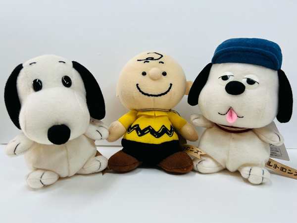 ピーナッツ SNOOPY レトロンズ ぬいぐるみ スヌーピー チャーリー