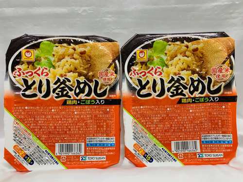 東洋水産 マルちゃん ふっくら とり釜めし レトルト ごはん 鶏肉 ごぼう入り 国産米使用 160g 2パック の通販はau Pay マーケット ｋａｏｒｉ ｓｅｌｅｃｔｉｏｎ Au Pay マーケット店