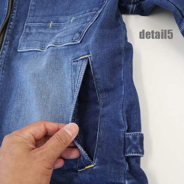 上下セット 寅壱 デニム ライダースジャケット 8940-554 デニムカーゴパンツ 8940-219 8940シリーズ 作業服 作業着_9