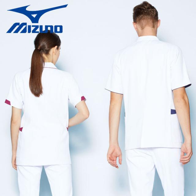 スクラブ ジャケット 白衣 男性用 MZ-0161インナー MIZUNO ミズノ 医療白衣 ドクター クリニック 歯科 整体 介護 術衣_5