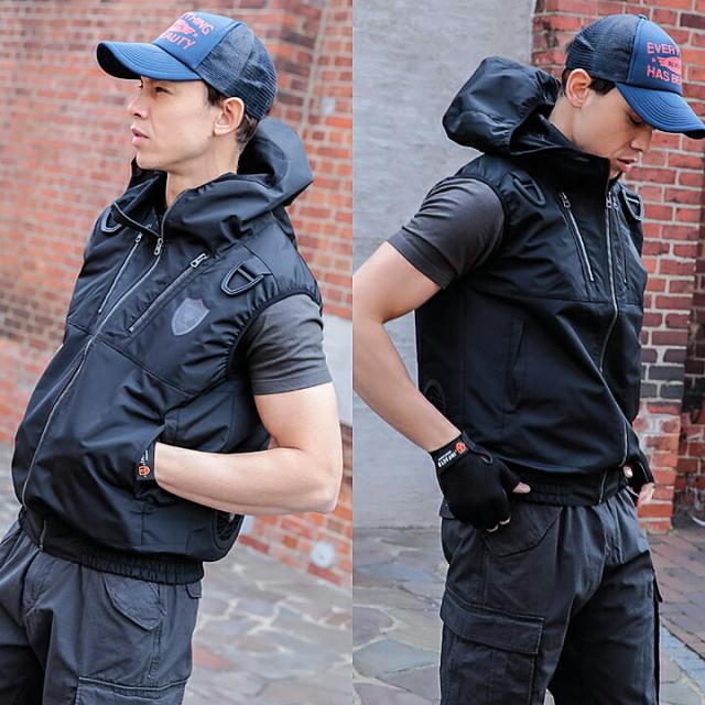 VOLT COOL 空調服 迷彩グレー、FANSET 、BATTERY SET シックなカラーで