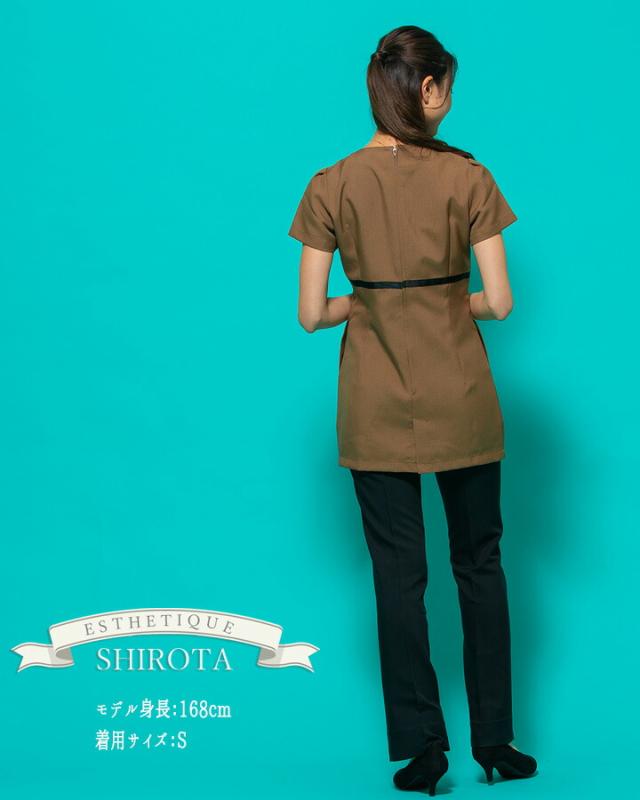 チュニック 白衣 シロタコーポレーション ナース服 e3138 半袖 透け