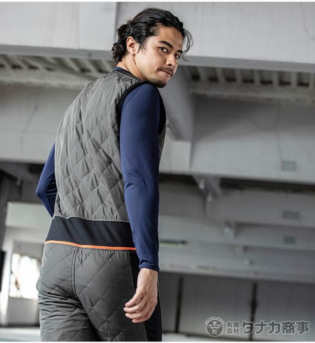 防寒 インナースーツ つなぎ 防寒着 中綿入り 袖無し Ge 42 釣り バイク キャンプ 登山 キルト綿入り 防寒着 作業服 作業着 送料無料の通販はau Pay マーケット だるま商店