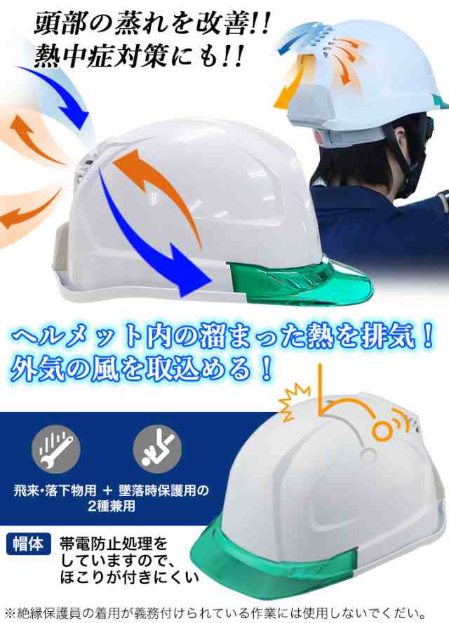 防災グッツ 保護安全用品 ヘルメット(TOYO)ヘルメット緑 no.110