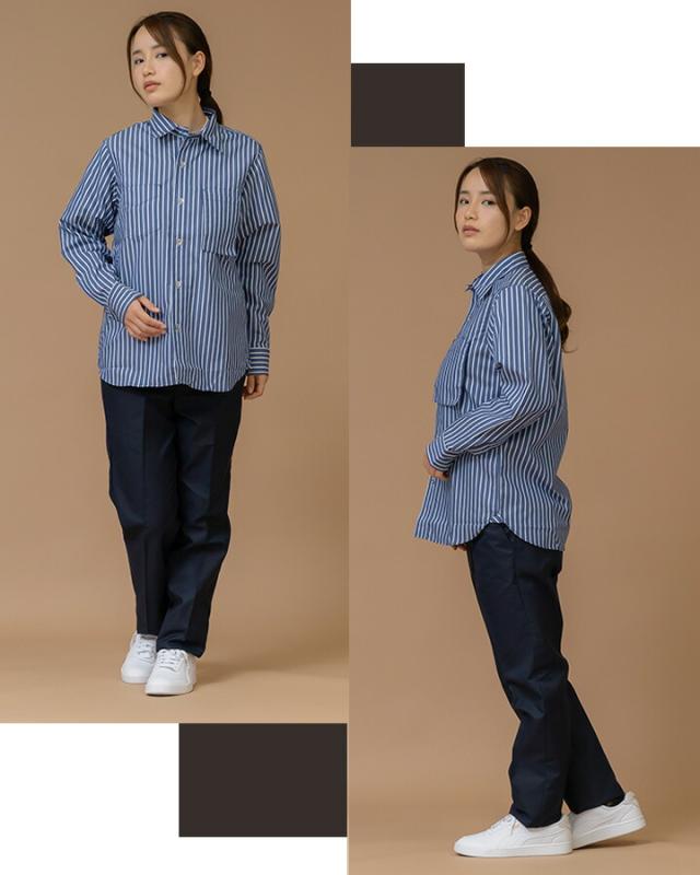 シャツ カフェ 長袖シャツ RH6527 HAKUI セブンユニフォーム メンズ