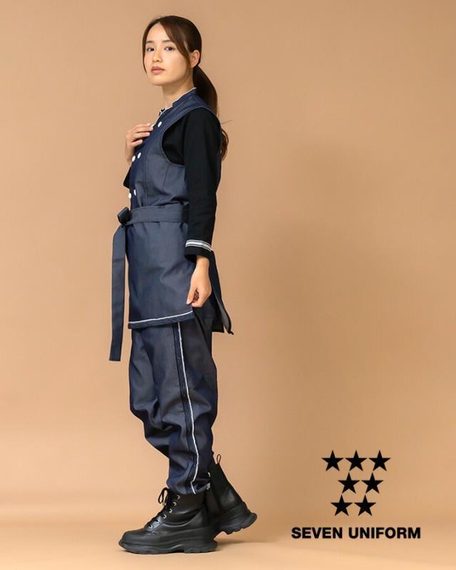 ベスト カフェ RJ6926 HAKUI セブンユニフォーム メンズ レディース 飲食店 厨房 サービス業 制服 レストラン ユニフォーム