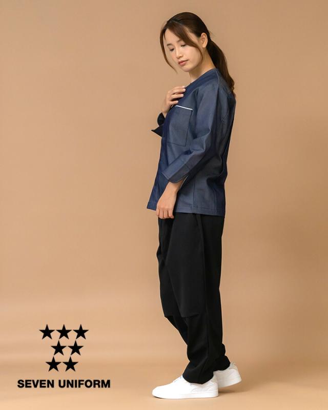 パンツ カフェ RL6773 HAKUI セブンユニフォーム メンズ レディース