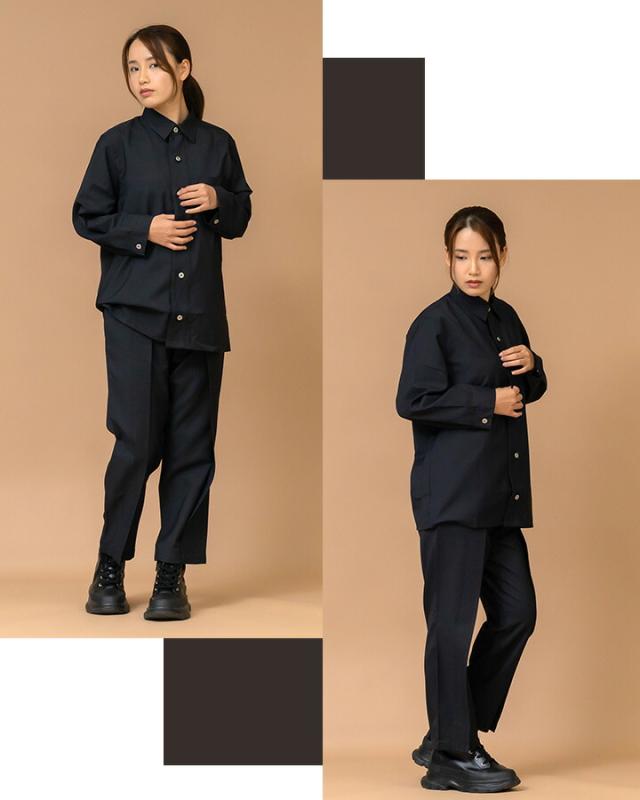 パンツ カフェ RL6927 HAKUI セブンユニフォーム メンズ レディース ストレッチ　撥水 飲食店 厨房 サービス業 制服 レストラン ユニフォーム 動きやすい カラーパンツ