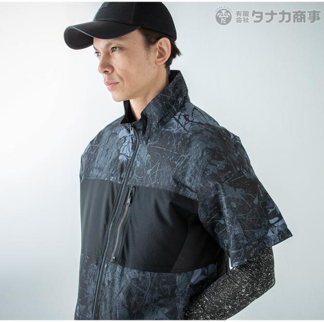 BRAIN ブレイン 胸スイッチ 12V 空調ベスト 裏金チタン 服のみ MESH-BR