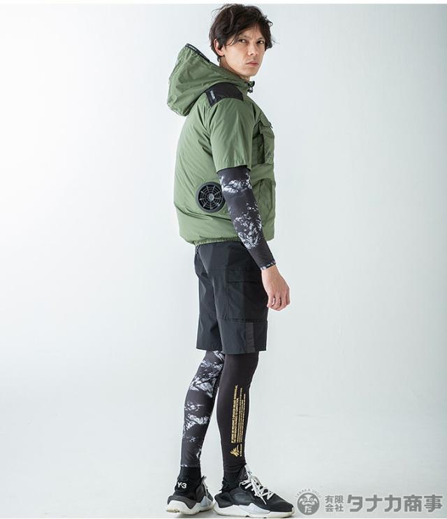 即日発送】空調服 半袖ブルゾン フード付き【Max15V風量86L】Z-DRAGON