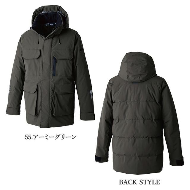 TSデザイン 防寒着 防寒ダウンコート 2025AW新作 1927 保温 軽量ストレッチ 防風 アルミパウダーラミネーション コート 秋冬 移動着 自転車 バイク アウトドア 作業服 作業着 TSDESIGN 藤和 Knicker’s ニッカーズ_7