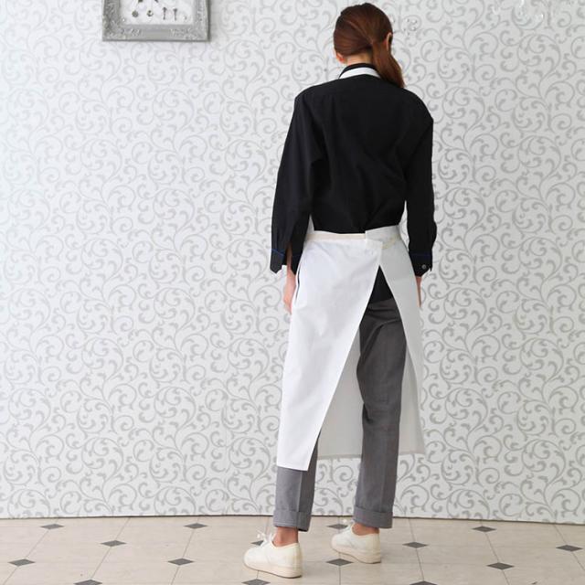 胸当てエプロン RT6906 HAKUI セブンユニフォーム メンズ レディース 首掛けタイプ カフェ 飲食店 厨房 制服 レストラン ユニフォーム