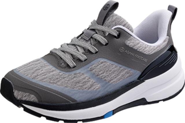 ASAHI アサヒシューズ AFC 005 GY 25 KF72143 | ファッション メンズ レディース 男女兼用 靴 シューズ スニーカー インソール シンプル ベーシック カジュアル 動きやすい 歩きやすい クッション性 ゆったり 幅広 甲高
