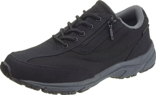 ASAHI アサヒシューズ W/B L032 BK 22 KF78433 BLK | 22cm スニーカー シューズ 靴 反射付き ファスナー付き 軽い お出かけ レジャー 旅行 アウトドア ウォーキング 衝撃吸収カップインソール レディース 女性