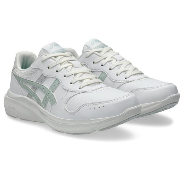 asics アシックス商事 GEL-FUNWALKER W077 ホワイトxライトミント 23 1292A077 100 | スポーツ用品 ファッション スニーカー シューズ 靴 くつ 軽量 シンプル 運動靴 スポーツ 運動 普段使い お出かけ 通勤 カジュアル ファッション性 安定性 クッション性 ウォーキング