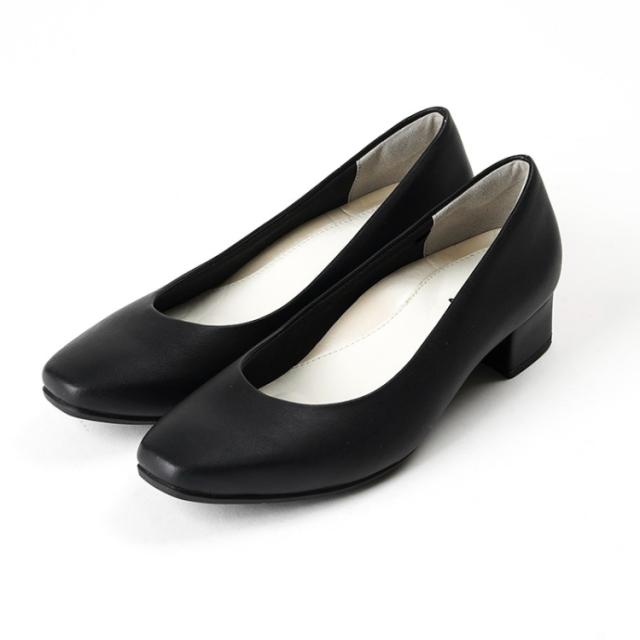 asics アシックス商事 ROOMY PUMPS ブラック 23 AO-10242 8 | 靴 シューズ パンプス ローヒール レディースシューズ レディース セレモニー 日常使い クッション性 やわらかい フィット感 脱ぎ履き簡単 幅広 美パンプス カジュアル フォーマル 6,606円