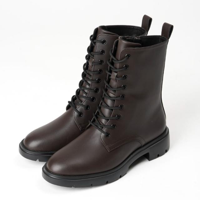 asics アシックス商事 GORE-TEX2 ブーツ コーヒー 23.5 AO-10255 213 | 靴 シューズ ブーツ レースアップブーツ カジュアルシューズ ファスナー 牛革 耐久防水 快適 レディースシューズ レディース 日常使い クッション性 幅広 ワイド 静音 消臭