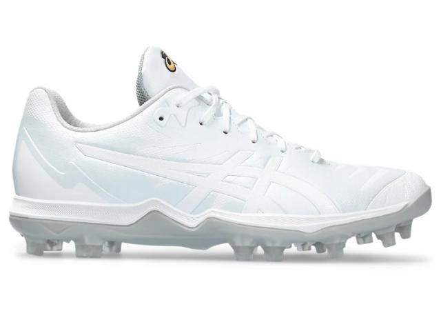 asics アシックス GOLDSTAGE I-PRO FANG WHITE/WHITE 29 1121A068 110 | スポーツ用品 靴 野球シューズ スパイク スタッドスパイク 樹脂 シューズ 野球 ソフトボール ベースボール スタンダード 草野球 スポーツ 部活 試合 練習 学生 一般 メンズ