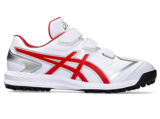 asics アシックス NEOREVIVE TR 3 WHITE/RED 27 1123A042 101 | スポーツ用品 靴 野球シューズ トレーニングシューズ トレシュー シューズ 野球 ソフトボール ベースボール スタンダード トレーニング スポーツ 部活 練習 学生 一般 ユニセックス