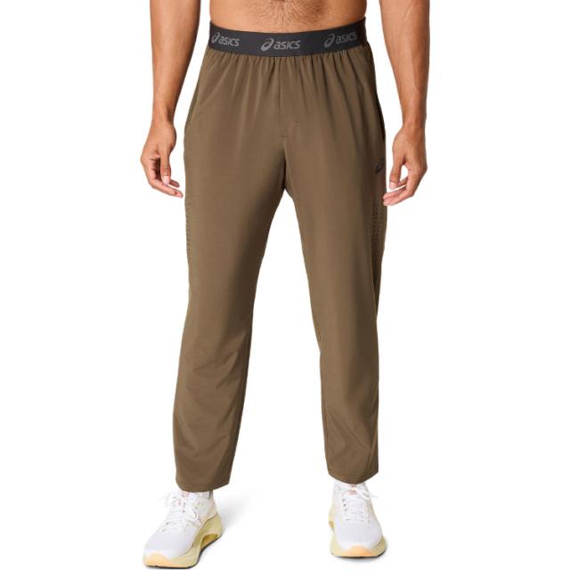 asics アシックス ACTIBREEZE ウーブンパンツ ブラウンストーン XL 2031E887 200 | スポーツ用品 ウエア ファッション ロングパンツ 長ズボン ウインドブレーカー ボトムス トレーニングウエア ジャガードニット スポーツ 運動 通気性 快適 ポリエステル メンズ 6,102円