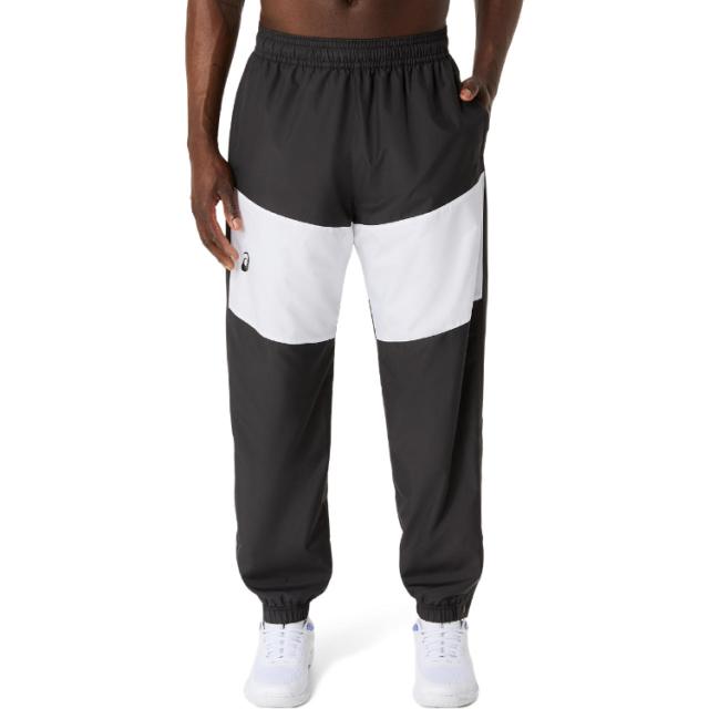 asics アシックス パンツ パフォーマンスブラックxブリリアントホワイト XL 2063A437 1 | 衣類 スポーツ ウエア ウェア ボトムス パンツ ロングパンツ ウインドブレーカー ウォーミングアップ トレーニング フィットネス ユニセックス 男女兼用 贈り物 プレゼント