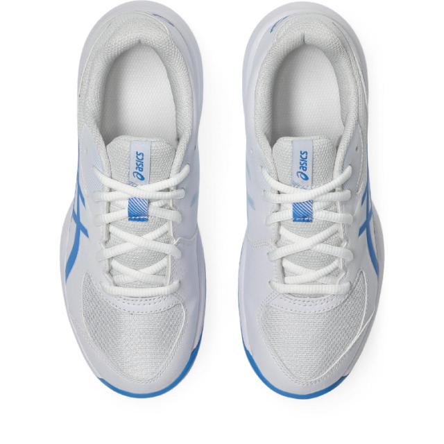 asics アシックス GEL-GAME GS CLAY/OC WHITE/BLUE COAST 22 1044A082 100 | スポーツ アウトドア 靴 快適 軽量 安定性 クッション性 練習 トレーニング 競技 試合 学生 大人 メンズ ジュニア テニス 大きめサイズ 通気性 オールコート用 ハードコート_5