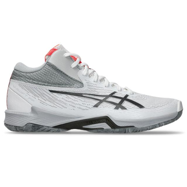asics アシックス V-SWIFT FF MT 4 WHITE/GUNMETAL 27.5 1053A064 102 | スポーツ アウトドア 靴 快適 安定性 クッション性 スピード性 サポート 練習 トレーニング 試合 学生 大人 メンズ ジュニア 反発性 反応性