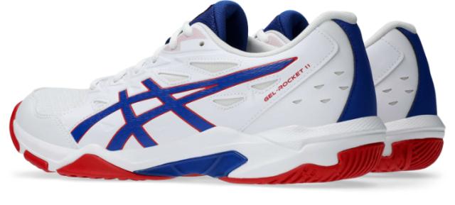 asics アシックス GEL-ROCKET 11 WHITE/ASICS BLUE 26.5 1073A065 105