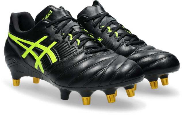 asics アシックス LETHAL RELENTLESS BLACK/SAFETY YELLOW 26.5 1111A259 1 | スポーツ ウェア 靴 シューズ スパイクシューズ クッション性 衝撃緩衝 柔軟性 グリップ力 アウトドアスポーツ 屋外スポーツ ラグビー トレーニング 練習 メンズ 男性_1