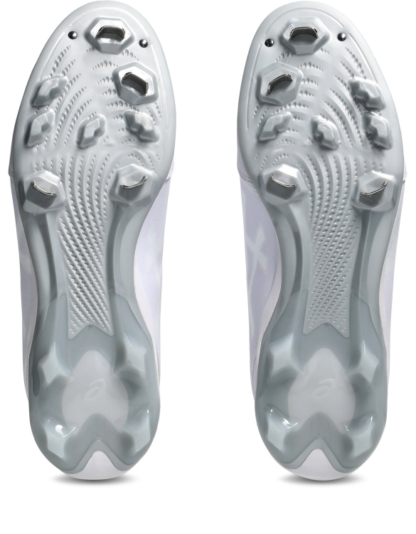 asics アシックス NEOCONNECT WHITE/WHIT 26 1123A054 110 | スポーツ ウェア 靴 シューズ スパイクシューズ グリップ力 フィット感 ローカット 人工皮革 野球 ベースボール 練習 メンズ