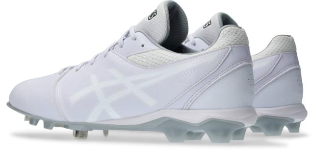 asics アシックス NEOCONNECT WHITE/WHIT 26 1123A054 110 | スポーツ ウェア 靴 シューズ スパイクシューズ グリップ力 フィット感 ローカット 人工皮革 野球 ベースボール 練習 メンズ