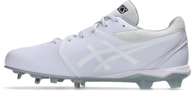 asics アシックス NEOCONNECT WHITE/WHIT 28 1123A055 110 | スポーツ ウェア 靴 シューズ スパイクシューズ ワイド グリップ力 フィット感 軽量 人工皮革 野球 ベースボール 練習 メンズ