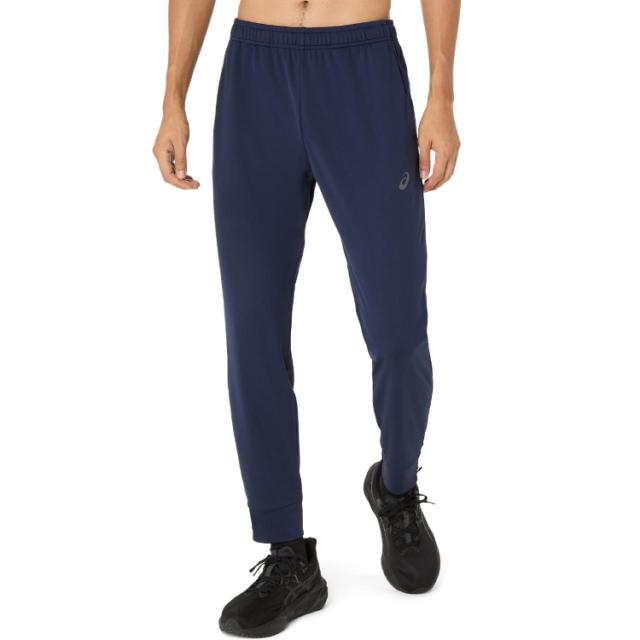 asics アシックス ドライストレッチニットパンツ MIDNIGHT L 2031E987 400 | スポーツ ウェア ボトムス パンツ ズボン ロングパンツ ポケット付き UVヶア 紫外線対策 ストレッチ性 伸縮性 トレーニング メンズ