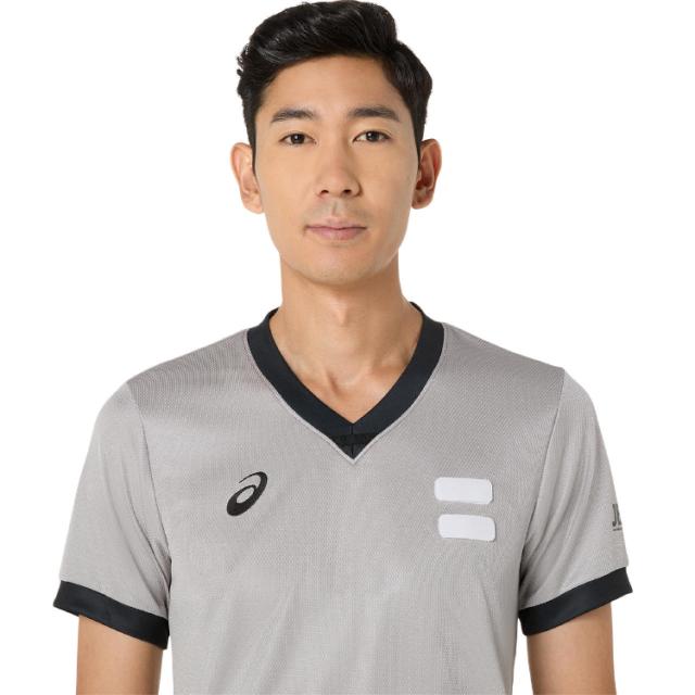 asics アシックス レフリーシャツ シルバーグレー M 2063A421 21
