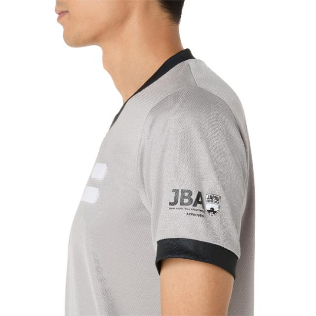 asics アシックス レフリーシャツ シルバーグレー M 2063A421 21 | スポーツ ウェア トップス Tシャツ 半袖 ハーフスリーブ ショートスリーブ Vネック 審判用 バスケットボール トレーニングウェア トレーニング メンズ asics アシックス レフリーシャツ シルバーグレー M 2063A421 21