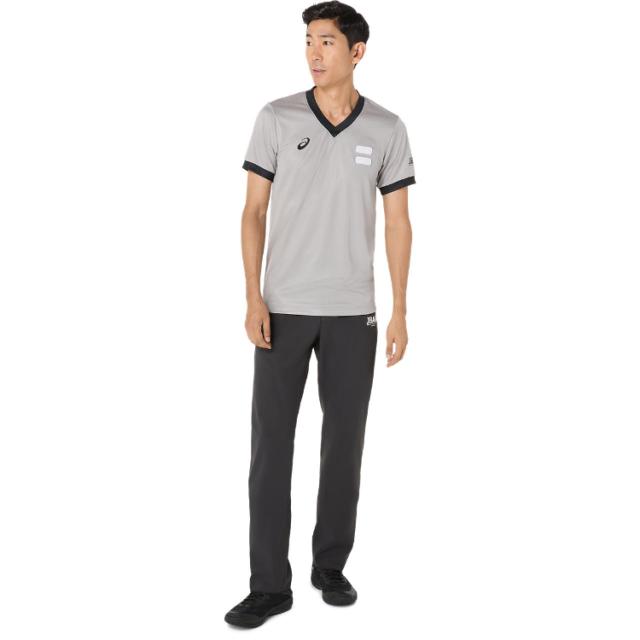 asics アシックス レフリーシャツ シルバーグレー M 2063A421 21