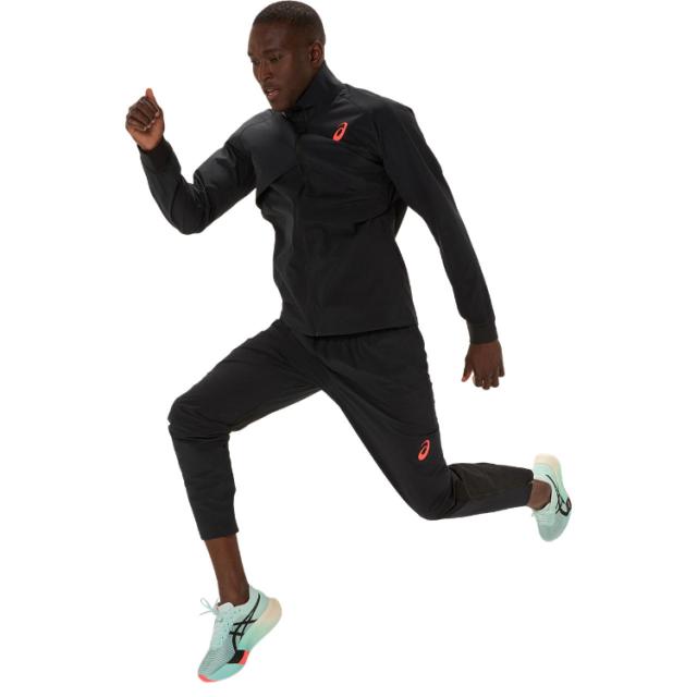 asics アシックス HYBRID STRETCH WOVEN JACKET PERFORMANCE BLACK 3XL