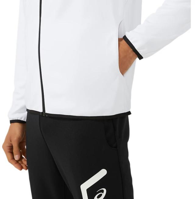 asics アシックス ドライTRスリムジヤケツトRE ブリリアントホワイト XL 2031D909 100 | スポーツ スポーツウェア ウェア メンズ UVカット 吸汗 速乾 ストレッチ ゲームウェア ユニフォーム ユニセックス 男女兼用 運動 フィットネス ランニング 練習 ジム asics アシックス ドライTRスリムジヤケツトRE ブリリアントホワイト