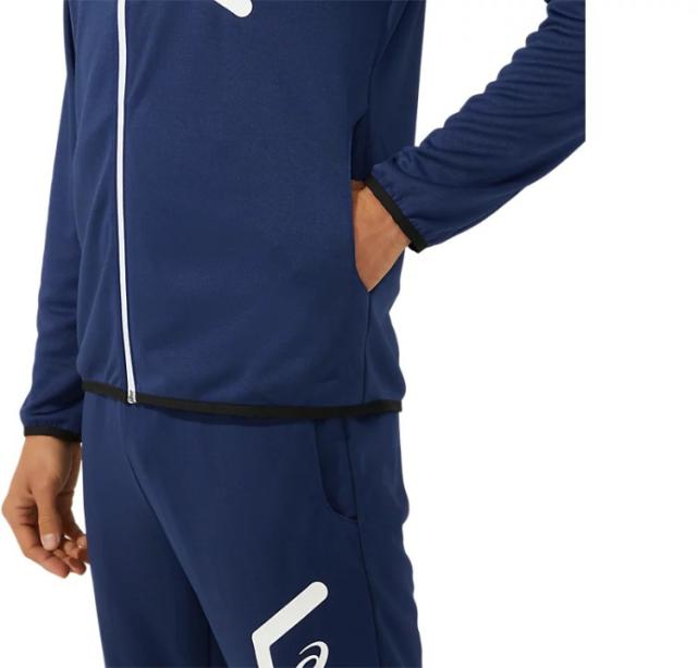 asics アシックス ドライTRスリムジヤケツトRE ピーコート M 2031D909